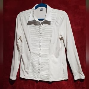 ERFO European white shirt with long sleeve size 40 (about 8)